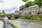 Beddgelert town in Snowdonia NP, Wales, UK