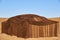 Bedouin Berber nomad tent in the desert  Morocco