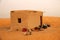 Bedouin home in the desert