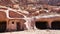 Bedouin house in ancient cave in Petra town