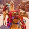 Bedouin`s camels in Petra