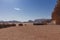 Bedouin`s desert camp, Wadi Rum desert in Jordan, Middle East