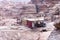 Bedouin selling souvenirs stand, Hidden city of Petra, Jordan