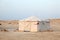 Bedouin tent in the desert