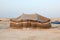 Bedouin tent in the desert