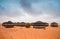 Bedouin tents, Wadi Rum desert, Jordan