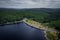 The Bedrichov Dam in liberec region in Jizera mountains  in Czech Republic