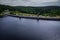 The Bedrichov Dam in liberec region in Jizera mountains  in Czech Republic