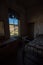 Bedroom in abandoned house in old n ghost town of Bodie, California