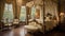 Bedroom decor, home interior design . Traditional Elegant style