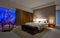 Bedroom or Hotelroom Interior 3D Illustration Photorealistic Rendering