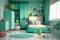 Bedroom interior for kids