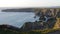 Bedruthan Steps on the coast of Cornwall England