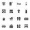 Bedtime vector icons set