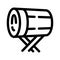 Bedug icon or logo isolated sign symbol vector illustration