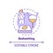 Bedwetting concept icon