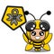 Bee animal mascot costume mechanical tool