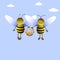 Bee-boy and bee-girl