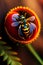 The bee on a flower- Ai Generated Image.