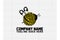 Bee Haberdashery Logo Template Sewing logo design. Yarn ball, needles and hook