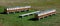 Bee hives (apiary) in a field