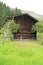 Bee house in the mountains in Austria in the summer.