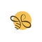 Bee icon logo design inspiration vector template, logos for products and other design needs