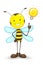 Bee with Idea Bulb