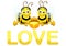 Bee in love