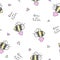 Bee in love pattern