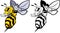 Bee Mascot Logo