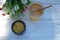 Bee pollen. A valuable and useful beekeeping product and a natural antiseptic. Closeup. Blurred