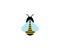 Bee symbol flying bug insect icon