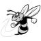 Bee Team Mascot Illustration