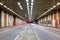 Beech Street tunnel in Barbican. London