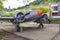 Beechcraft C-45 Expeditor plane at Tenente Coronel Jaime Filipe da Fonseca Municipal Park in Leiria