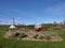 The Beechgrove Community Garden with the sisters Fishing Boat as the centrepiece in East Haven Village.