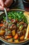 Beef Bourguignon with carrots,onions and mushrooms.Savory Beef Stew with Vegetables