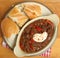 Beef Goulash Stew with Crusty Bread