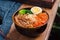 Beef Lamian noodles with tomato