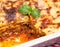 Beef Lasagna in Serving Dish