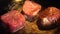 beef loin tenderloin steak, barrel cut filet, fillet mignon, beef steak, meat with background