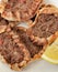 Beef Meat in Bread Lebanese Pastry | Lahm b Ajin
