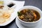 Beef oxtail soup asian culinary