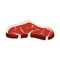 Beef steak illustration