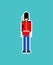 Beefeater British Royal Guardsman pixel art. 8 bit sentry grenadier in bear hat. pixelated Vector illustration