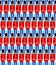 Beefeater British Royal Guardsman pixel art pattern seamless. 8 bit sentry grenadier in bear hat background. pixelated Vector