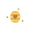 Beehive cute bees vector illustration drawing icon