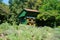 Beehive in the garden of Olimje castle