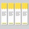 Beehive modern design business number banners template or website layout. Info-graphics. Vector